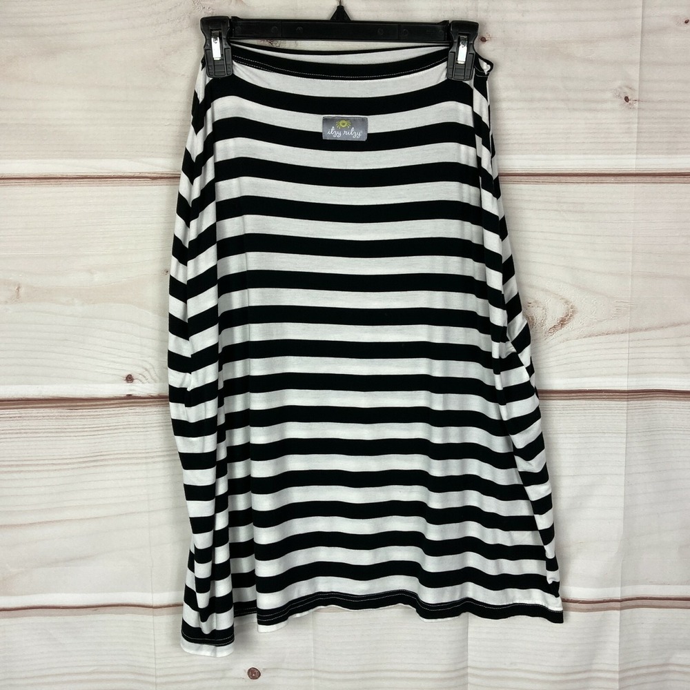 Itzy Ritzy Nursing Cover Womens One Size Black White Mom‎ Boss Striped 4in1 Knit